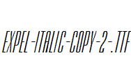 Expel-Italic-copy-2-.ttf字体下载