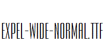 Expel-Wide-Normal.ttf字体下载