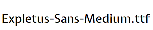 Expletus-Sans-Medium.ttf字体下载