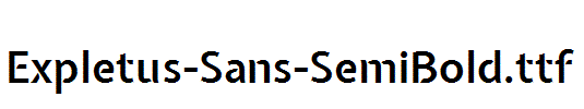 Expletus-Sans-SemiBold.ttf字体下载