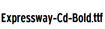 Expressway-Cd-Bold.ttf字体下载