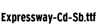 Expressway-Cd-Sb.ttf字体下载