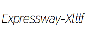 Expressway-Xl.ttf字体下载