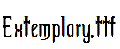 Extemplary.ttf字体下载