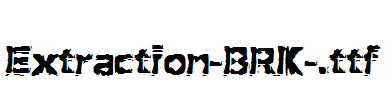 Extraction-BRK-.ttf字体下载