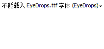 EyeDrops.ttf字体下载