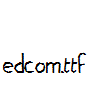 edcom.ttf字体下载