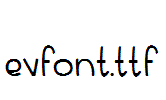 evfont.ttf字体下载