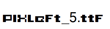 PIXleft_5.ttf字体下载
