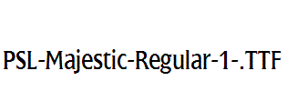 PSL-Majestic-Regular-1-.ttf字体下载