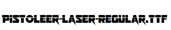 Pistoleer-Laser-Regular.ttf字体下载