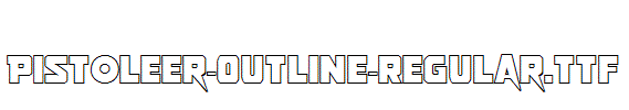 Pistoleer-Outline-Regular.ttf字体下载