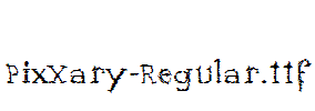 PixXary-Regular.ttf字体下载