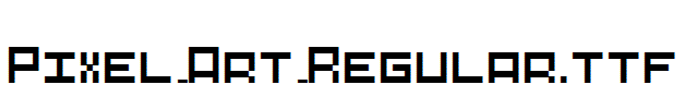 Pixel-Art-Regular.ttf字体下载
