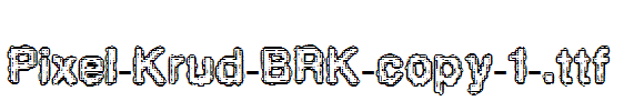 Pixel-Krud-BRK-copy-1-.ttf字体下载