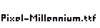 Pixel-Millennium.ttf字体下载