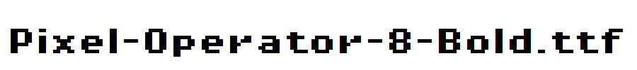 Pixel-Operator-8-Bold.ttf字体下载