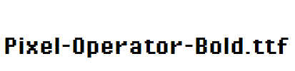 Pixel-Operator-Bold.ttf字体下载