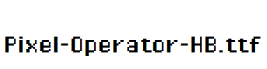 Pixel-Operator-HB.ttf字体下载