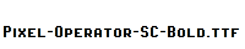 Pixel-Operator-SC-Bold.ttf字体下载