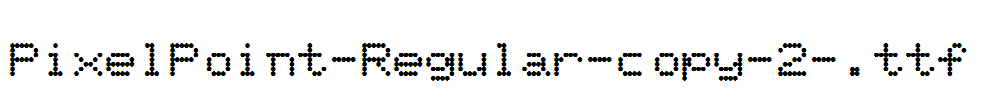 PixelPoint-Regular-copy-2-.ttf字体下载