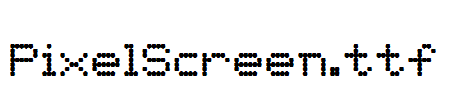 PixelScreen.ttf字体下载