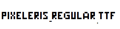 Pixeleris-Regular.ttf字体下载