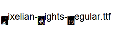 Pixelian-Nights-Regular.ttf字体下载