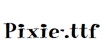 Pixie-.ttf字体下载
