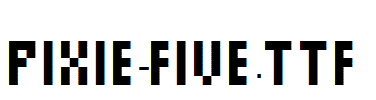 Pixie-Five.ttf字体下载