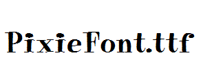 PixieFont.ttf字体下载
