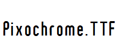 Pixochrome.ttf字体下载