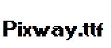 Pixway.ttf字体下载