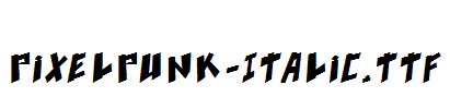 pixelpunk-Italic.ttf字体下载